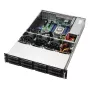 Barebone de servidor ASRock 2U12L2S-SIENA (2U) — AMD SoC, Socket SP6, 12×3,5 polegadas + 2×2,5 polegadas baías, fonte de alimentação 800W, DDR5 até 96GB