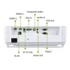 Projetor de curto alcance Acer S1387n, WXGA 1280x800, 4000 ANSI, 20.000:1, HDMI/VGA/RJ45, altifalante 16W, 3,1 kg