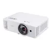 Projetor de curto alcance Acer S1387n, WXGA 1280x800, 4000 ANSI, 20.000:1, HDMI/VGA/RJ45, altifalante 16W, 3,1 kg