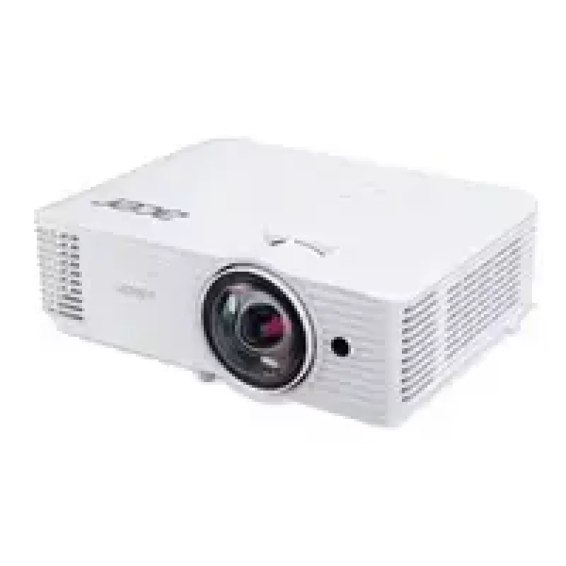 Projetor de curto alcance Acer S1387n, WXGA 1280x800, 4000 ANSI, 20.000:1, HDMI/VGA/RJ45, altifalante 16W, 3,1 kg