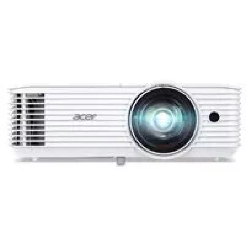 Projetor de curto alcance Acer S1387n, WXGA 1280x800, 4000 ANSI, 20.000:1, HDMI/VGA/RJ45, altifalante 16W, 3,1 kg