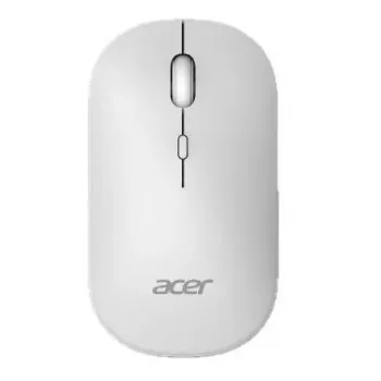 Rato sem fios ambidestro Acer AMR130 – RF + Bluetooth, 1600 DPI, 4 botões, branco