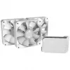 Ventoinha de caixa APNX 120 mm pack de 3 — APNX FP1-120 branca, três ventoinhas de refrigeração de 120 mm