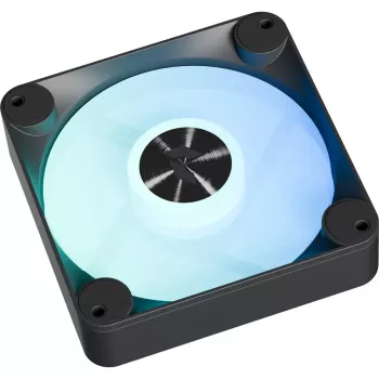 Ventoinha de caixa APNX FP1-R 120 mm, preta, fluxo de ar invertido, pack de 3