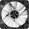 Ventoinha de caixa APNX FP1-R 120 mm, preta, fluxo de ar invertido, pack de 3