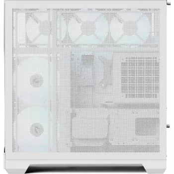 Caixa de PC torre APNX V2-F-WT-v1, branca, com três painéis de vidro temperado