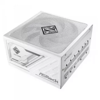 Fonte de alimentação ASRock Steel Legend SL-1200GW 1200W ATX 3.1, 80+ Gold, branca