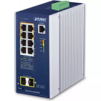Switch gerido PLANET IGS-4215-4UP4T2S L2/L4 Gigabit Ethernet PoE 8 portas