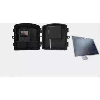 Conjunto de alimentação solar Brinno ASP1000-P para câmaras Brinno – painel solar e power kit