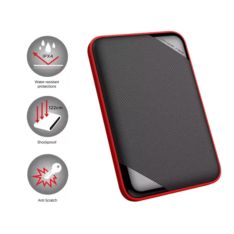 Disco externo Silicon Power 5 TB USB 3.2 Armor A62
