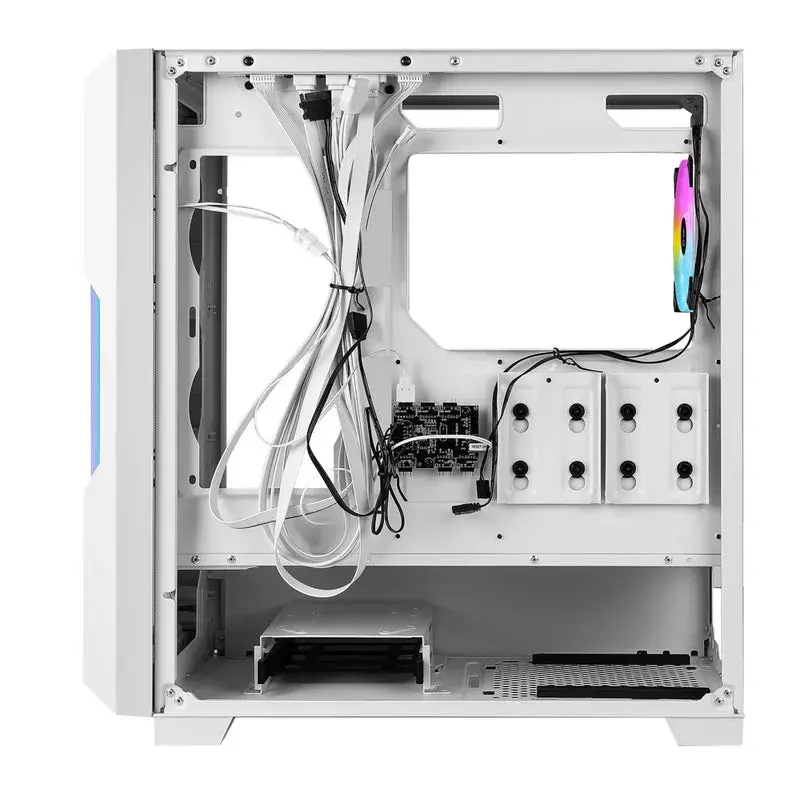 Caixa de PC Azza Guardian Glass Midi Tower branca