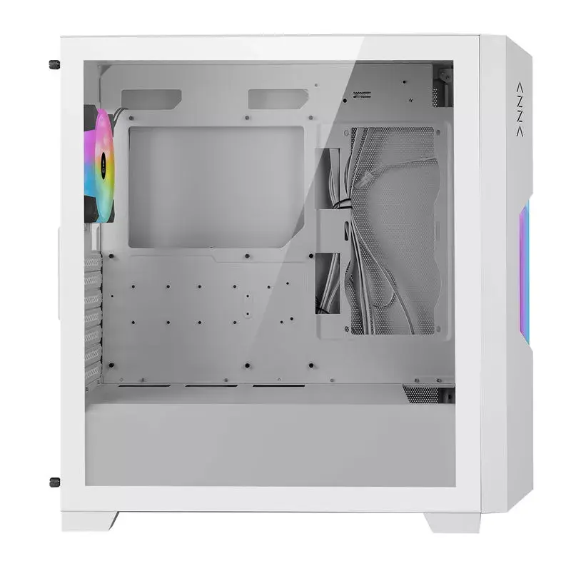 Caixa de PC Azza Guardian Glass Midi Tower branca