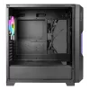 Caixa de PC AZZA Guardian Glass Midi Tower – preta, ATX/Micro‑ATX/ITX/EATX, suporta 3,5 polegadas×2 / 2,5 polegadas×4, ventoinhas frontais de 120/140 mm