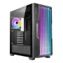 Caixa de PC AZZA Guardian Glass Midi Tower – preta, ATX/Micro‑ATX/ITX/EATX, suporta 3,5 polegadas×2 / 2,5 polegadas×4, ventoinhas frontais de 120/140 mm