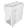 AZZA Cove 570W caixa Midi Tower CSAZ-570W, USB Type-C, 4x ventoinhas ARGB, branco