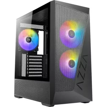 Caixa de PC gaming AZZA Reaver 225K01 Midi ATX com portas USB 2.0 e USB 3.0