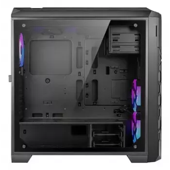 Caixa de PC AZZA STORM ARGB Full Tower – preta, suporte ATX/Micro-ATX/EATX, ventoinhas ARGB pré-instaladas