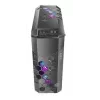 Caixa de PC AZZA STORM ARGB Full Tower – preta, suporte ATX/Micro-ATX/EATX, ventoinhas ARGB pré-instaladas