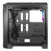 Caixa de PC AZZA STORM ARGB Full Tower – preta, suporte ATX/Micro-ATX/EATX, ventoinhas ARGB pré-instaladas