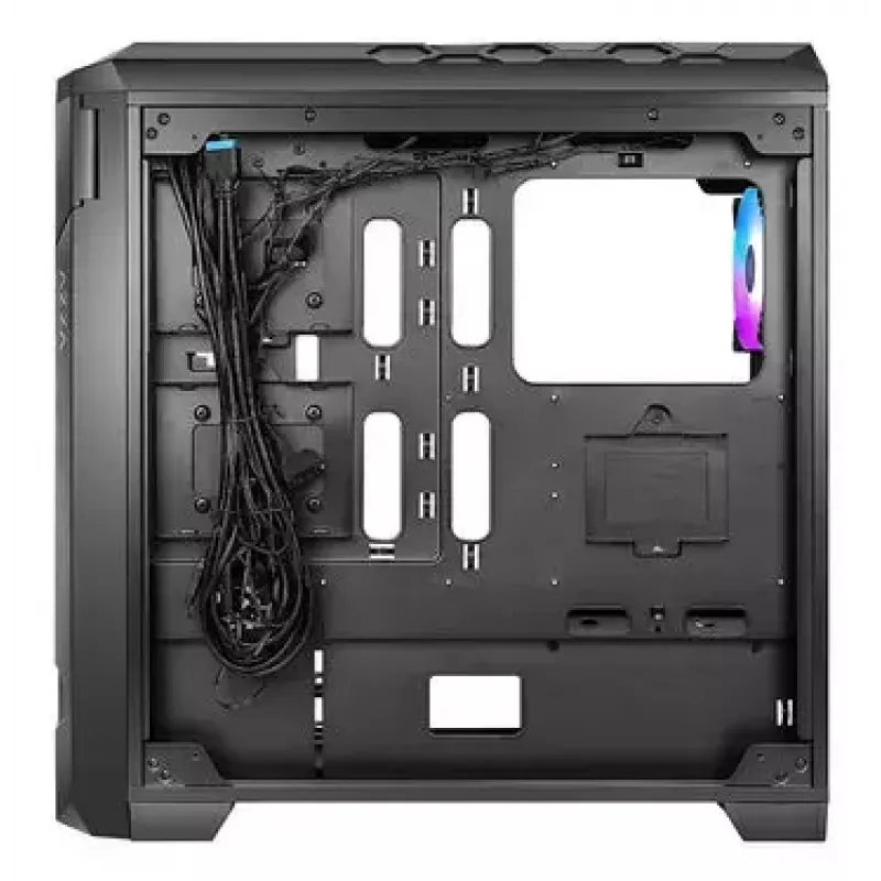 Caixa de PC AZZA STORM ARGB Full Tower – preta, suporte ATX/Micro-ATX/EATX, ventoinhas ARGB pré-instaladas