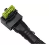Cabo de alimentação para GPU ASRock CB-12V2X6L600W 12+4 pinos, 700 mm de comprimento