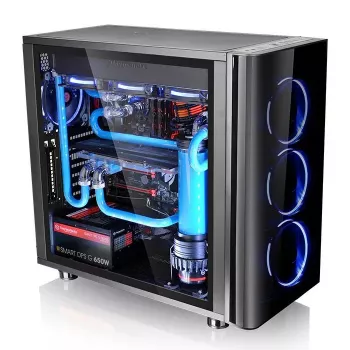 Caixa para PC Thermaltake View 31 TG Midi Tower preto