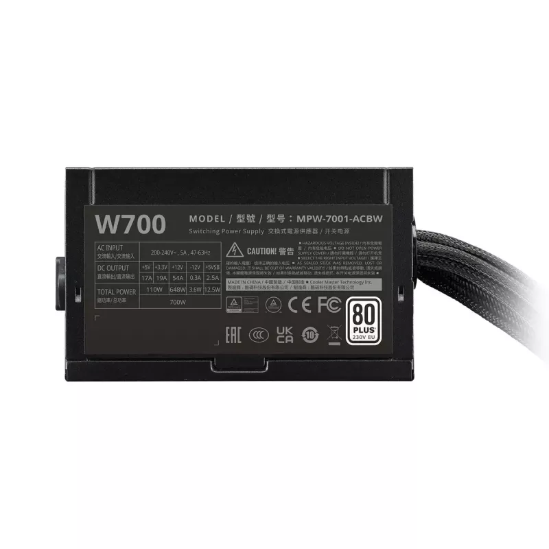 Fonte de alimentação Cooler Master ELITE NEX White 700