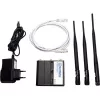 Router de rede móvel Teltonika RUT240 — 4G LTE, 3 antenas externas, 2 portas Fast Ethernet, Wi‑Fi 4 (802.11n) 150 Mbit/s