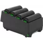 Carregador de baterias de substituição 4 slots para Zebra WT5400 WT6400 – carrega até 4 baterias de substituição