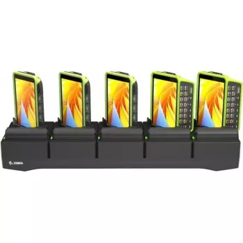 Estação de carregamento para Zebra WT5400 WT6400 — carregador de 5 vias para carregar cinco dispositivos em simultâneo