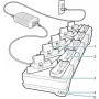 Docking station Zebra WT6400 5 vias com carregador de baterias, modelo CRD-WT64-5S5BE-01