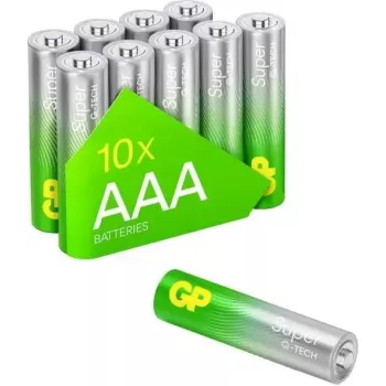 Pilha GP Super Alkaline 1,5V AAA (Micro, LR03) — variante de embalagem GPSUP24A997C10