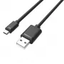 Cabo USB UNITEK Y-C454GBK 0,5 m USB A Micro-USB B Preto