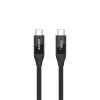 Cabo USB4 Gen 2x2 USB-C Unitek C14100BK-0.8M — 0,8 m, USB-C para USB-C, 40 Gbit/s, preto
