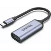 Adaptador USB-C para HDMI Unitek V1416B, cinzento, saída de vídeo de porta única