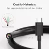 Cabo USB UNITEK C14103BK-1.5M USB 3.2 Gen 1 USB A USB C Preto 1,5m