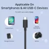 Cabo USB UNITEK C14103BK-1.5M USB 3.2 Gen 1 USB A USB C Preto 1,5m