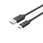 Cabo USB UNITEK C14103BK-1.5M USB 3.2 Gen 1 USB A USB C Preto 1,5m