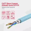 Cabo de rede UNITEK C18122BL RJ45 Cat7 305m Azul