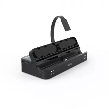 Docking station UNITEK G1002B para Nintendo Switch com fios Preto