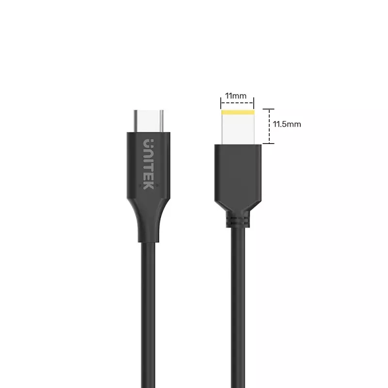 Cabo de alimentação UNITEK C14115BK-1.8M USB-C DC 1,8 m 20 V 3,25 A