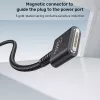 Cabo de alimentação UNITEK C14121BK-1M preto MagSafe 3 USB-C 1m 28V 5A