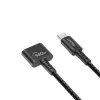 Cabo de alimentação UNITEK C14121BK-1M preto MagSafe 3 USB-C 1m 28V 5A
