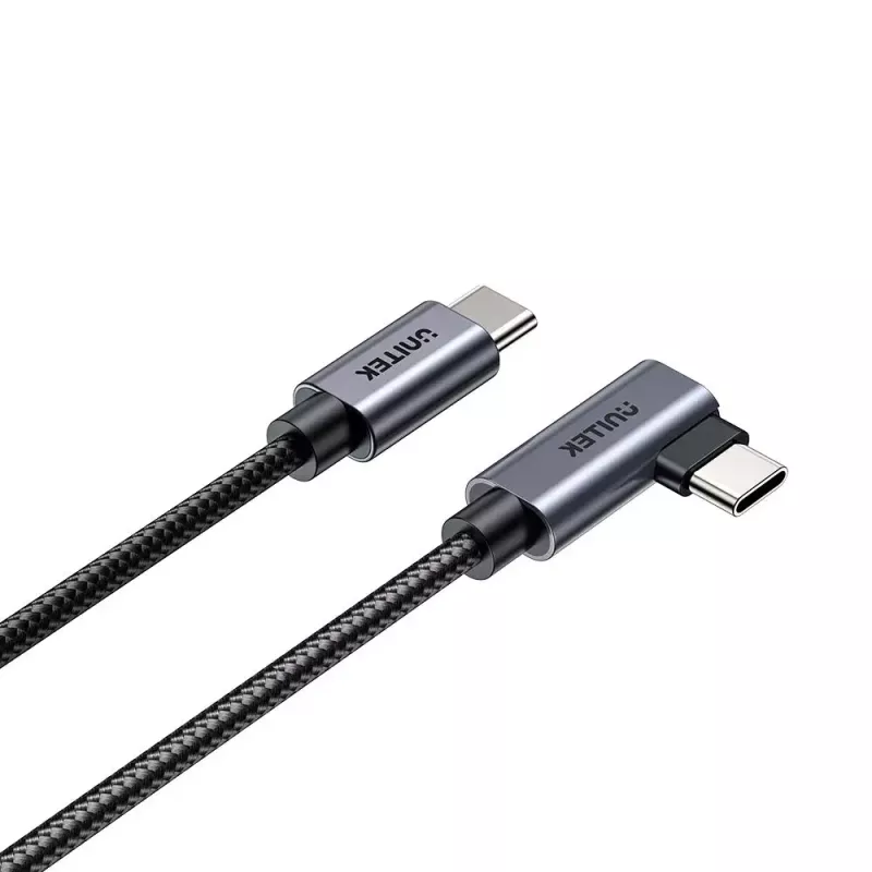 Cabo USB UNITEK C14123BK-1M 1m USB 2.0 preto cinzento