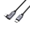 Cabo USB UNITEK C14123BK-1M 1m USB 2.0 preto cinzento