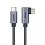 Cabo USB UNITEK C14123BK-1M 1m USB 2.0 preto cinzento