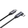 Cabo USB UNITEK C14123BK-3M USB 2.0 USB-C 3m preto cinzento