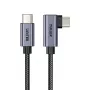 Cabo USB UNITEK C14123BK-3M USB 2.0 USB-C 3m preto cinzento