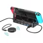 Docking station Unitek para Nintendo Switch com PD 100W, saída HDMI 4K, Ethernet RJ-45 e leitor de cartões SD