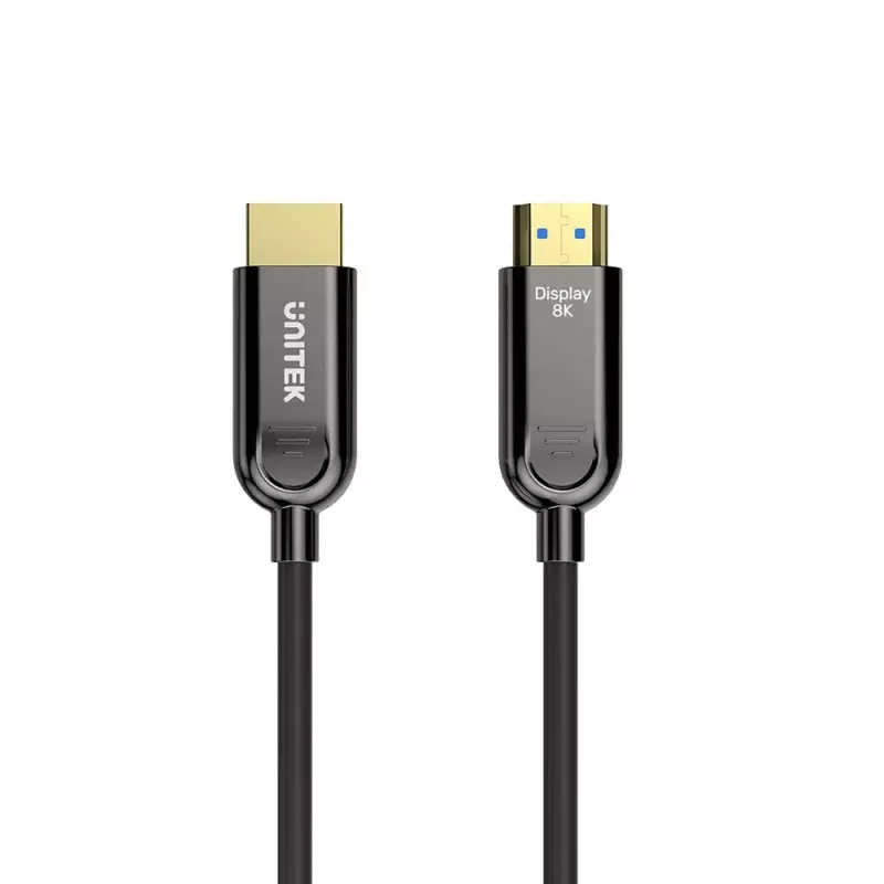 Cabo HDMI UNITEK C11085GY01-80M 80m 2.1 48 Gbit/s preto